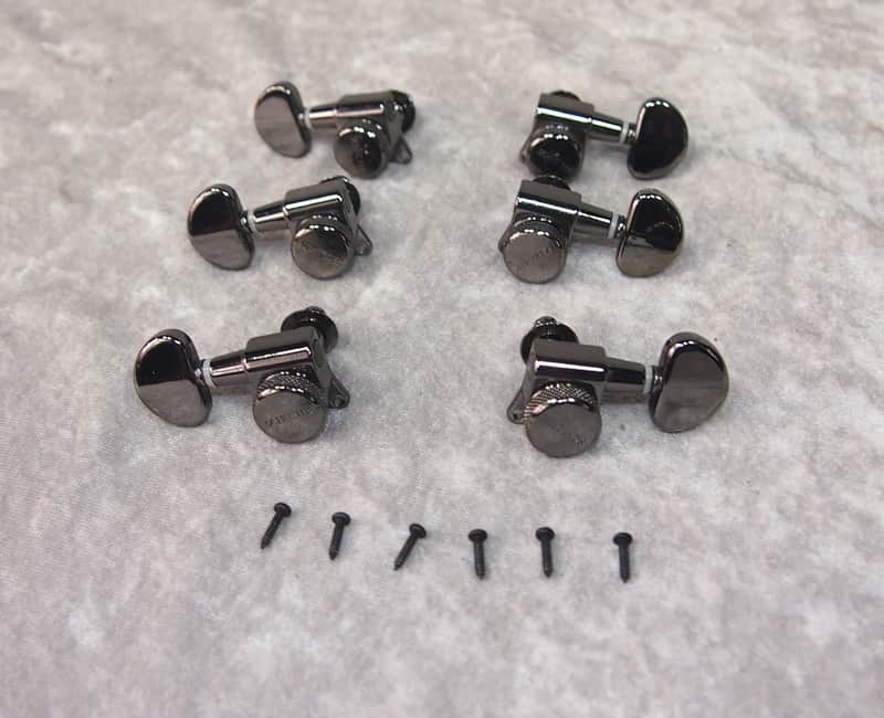 Set of 3x3 3 on a side Schecter locking guitar tuners image 1