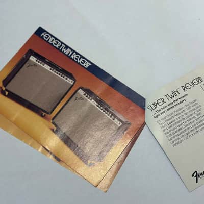 Original Fender Catalog advertisements 1980s image 3