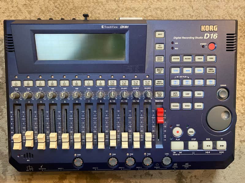 Korg D16 2001 - Blue image 1