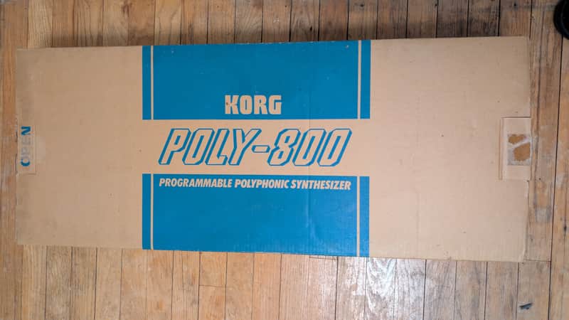 Korg Poly-800 in Original Box w/ Case Candy - NOS - Collectors image 1