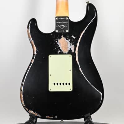 Fender Custom Shop Limited Edition 1962 Stratocaster w/ Handwound 60/63 Pickups, Heavy Relic- Black 2026 (CZ589673) image 3