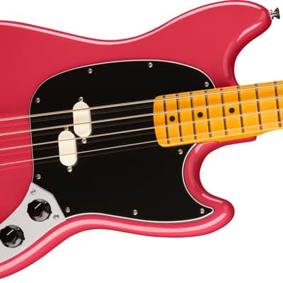 FENDER - American Professional Classic Mustang Bass Maple Fingerboard Faded Dakota Red - 0198652375 image 4