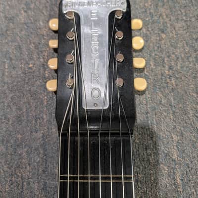 Rickenbacker Electro Model B Panda 1940-1950s - Black and white image 12