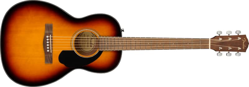 Fender CP-60S Parlor Acoustic Guitar Sunburst image 1