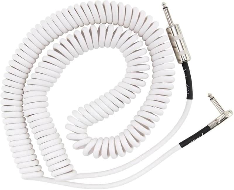 Fender 30' Jimi Hendrix Voodoo Child Guitar Cable, WHITE, 099-0823-002 image 1