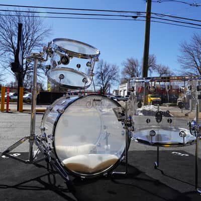 DW Design Series - 3pc Clear Acrylic Shell Pack | 12", 16", 22" image 3