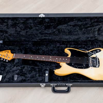 1981 Fender Mustang Vintage Offset Guitar Olympic White w/ Case image 23