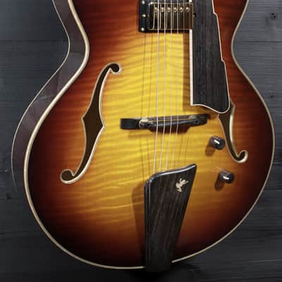 Eastman AR480CE John Pisano 30th Anniversary Archtop Electric Guitar Sunburst image 15