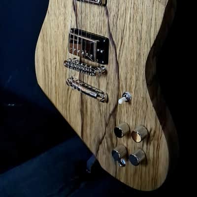 Amethyst Guitars Pyrus in Black Limba. Luthier built, custom, handmade, unique image 3