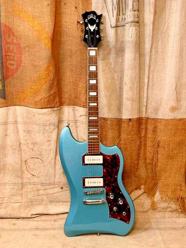 Guild Newark St Collection S-200 Thunderbird 2017 - Blue image 1