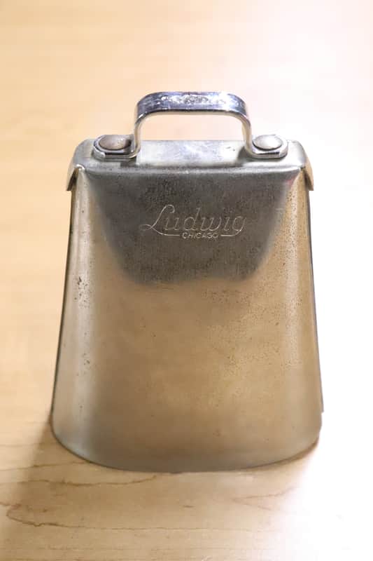 Ludwig Steel 5" Cowbell Vintage 1960's image 1