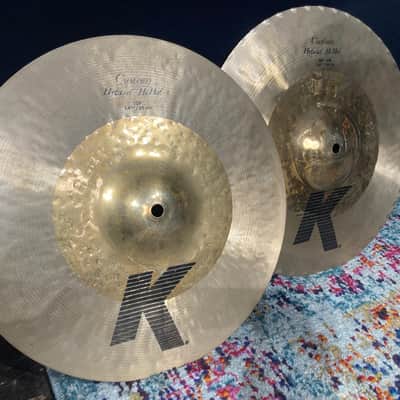 Zildjian - 14" K Custom Hybrid Hi-Hats Pair 1108g/1244g c. 2010–2011 image 1