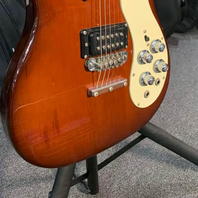 *USA MADE* 1970's Mosrite Stereo 350 6-String Electric Guitar in Mahogony Finish w/ Case (Rm4) image 2