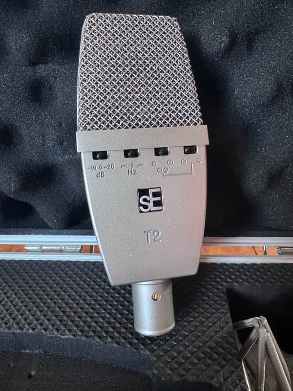sE Electronics T2 Large Diaphragm Multipattern Condenser Microphone 2010 - Present - Silver image 1