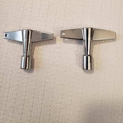 Ludwig Drum Keys  (2) …..1970s  - Chrome…WORLDWIDE SHIPPING… imagen 4