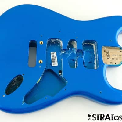 Fender American Ultra II Stratocaster Strat BODY, USA Guitar Alder Noble Blue! image 1