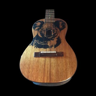 Jazz Hat Music Solid Koa Tenor Ukulele - Koala Bear - SCJ Jazz Hat #119 2025 - French Polish Gloss image 3