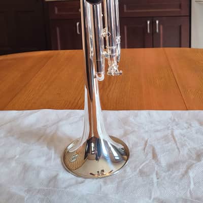 MINT/Unplayed since purchase Bach Stradivarius C Trumpet - Model C180SML229 - Silver Plated - 2002 Elkhart - Professional Grade, Original Case and Accessories image 12