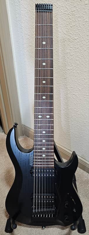 Kiesel Osiris 8X 27" Piezo maple neck swamp ash raw-tone black rosewood image 1