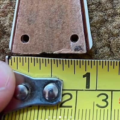 Immagine Yamaha Acoustic Guitar Truss rod cover for 1970s FG 160,170,180 [Protective film still on] 70s - Brown - 7