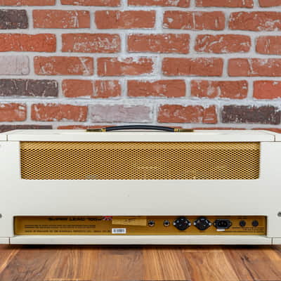 Marshall 1959SLP 35th Anniversary MK II Reissue 2-Channel 100-Watt Guitar Amp Head 1997 White w/ Matching 1960AX 4x12 Cabinet image 6