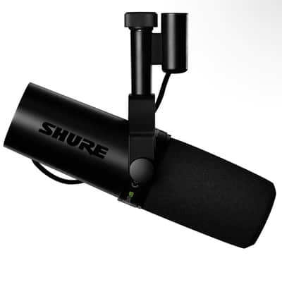 Shure SM7dB Cardioid Dynamic Microphone with Built-In Preamp 2023 - Present - Black image 3