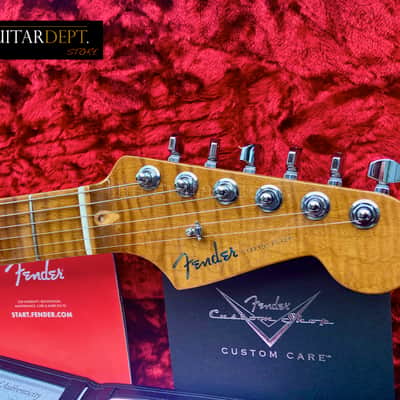 ♚ PRISTINE !♚ 2023 FENDER Custom Shop CUSTOM Stratocaster ♚ HONEY BLONDE ♚ AAA ROASTED ♚ 10/56 Neck♚ image 22