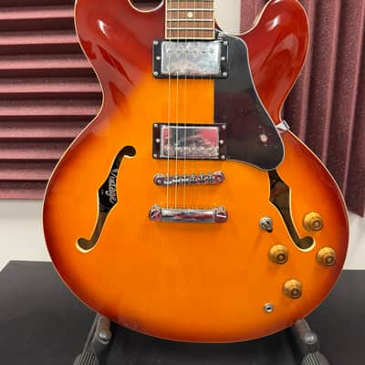 Vintage VSA500HB Reissued Series Semi-Hollow 2010s - Honeyburst image 2