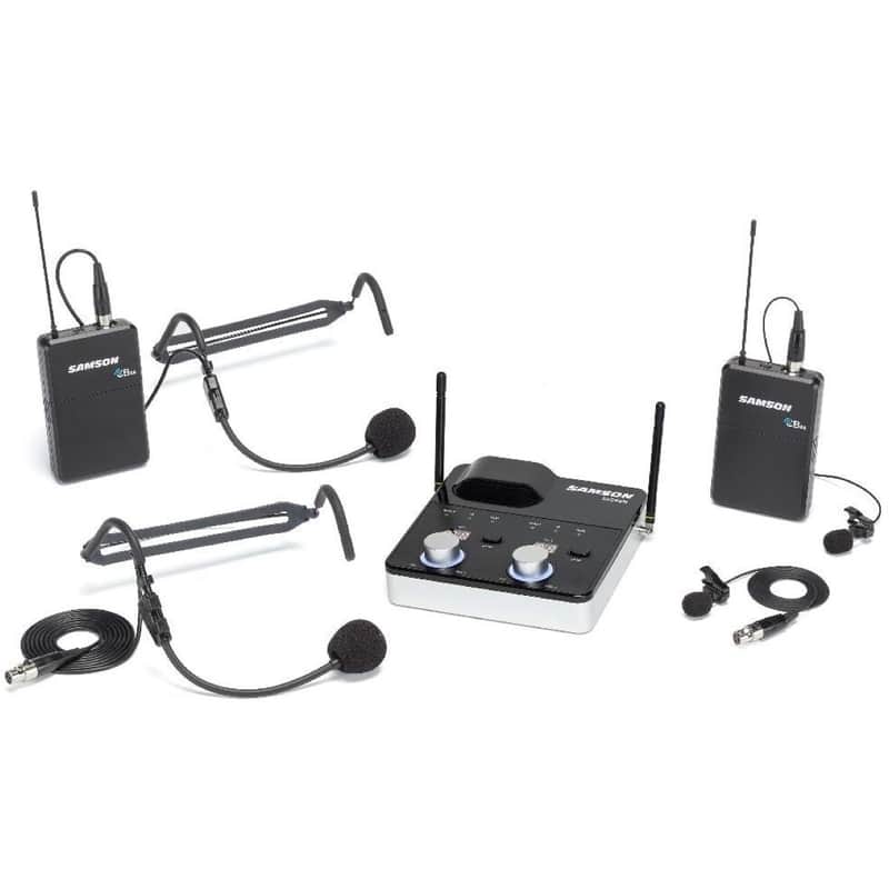 Samson Concert 288m Dual-Channel Wireless Lavalier / Headset Microphone System (D Band) image 1