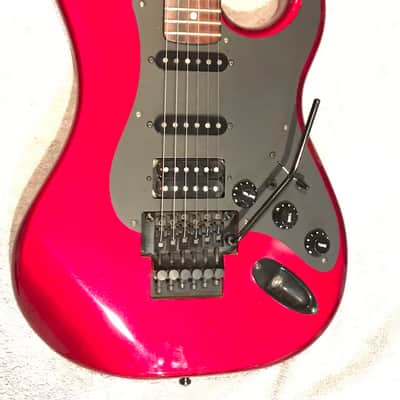 Kramer Pacer Deluxe 1987 Candy Apple Red Bound Headstock 12th Fret Kramer Inlay image 18