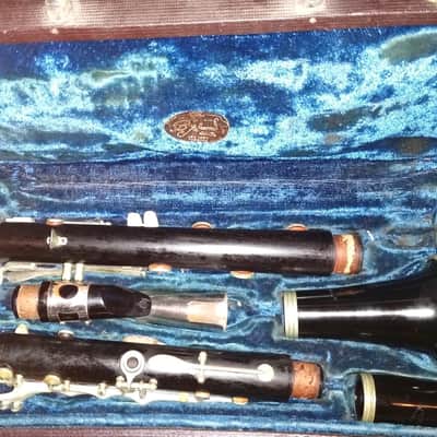 Rene Duval Wood Soprano Clarinet Wood, Italy, Intermediate level, Good Condition image 4