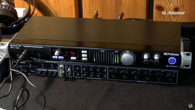 PreSonus Quantum Thunderbolt Audio Interface 2010s - Black image 1