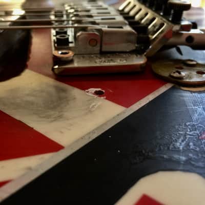 EVH Striped Series Guitar with the Frankenstrat mod Frankenstien like EVH 2018-2019 Black & Red, Whi image 2