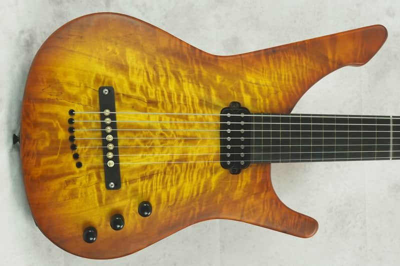Manne Semiacustica 7 Lionel Loueke half fretless half fretted image 1