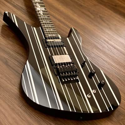 Schecter Synyster Gates Custom-S in Black with Silver Stripes image 3