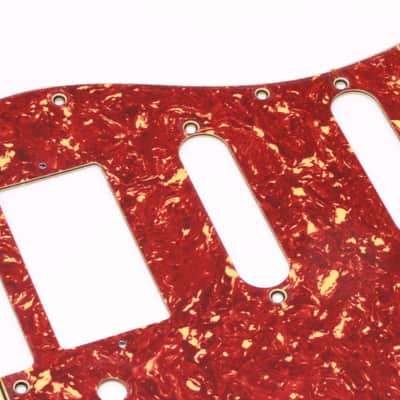Aged ST62' HSS HB Cover Routing "Red Tortoise" fits Fender Strat®US/Vint.Mex Series image 2