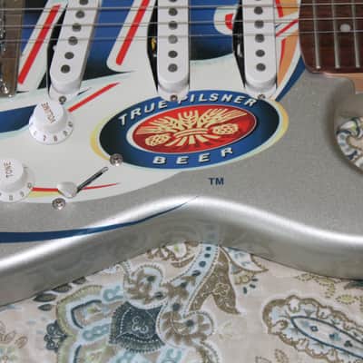 Fender Squier Miller Beer Stratocaster Miller Lite beer logo model show piece image 4
