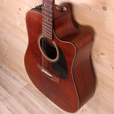 Takamine EF340SC GN Solid Cedar Top / Layered Mahogany Dreadnought Acoustic-Electric Guitar Bild 4
