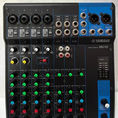 Yamaha MG10 10-Channel Analog Mixer 2013 - Present - Black image 4