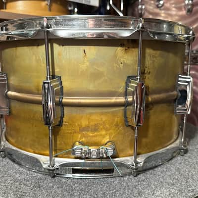 Ludwig 14x8 Raw Brass Snare Drum image 2
