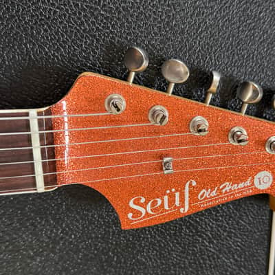 Seüf Guitars Old Hand 10 (OH-10) Offset Style - T'Angelo Sparkle image 3