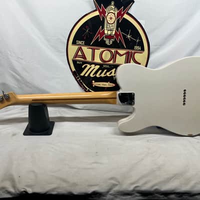 Fender Deluxe Nashville Telecaster Tele Electric Guitar - White Blonde image 8
