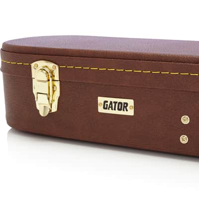 Gator Semi-Hollow Guitar Deluxe Wood Case (GW-335-BROWN) image 6