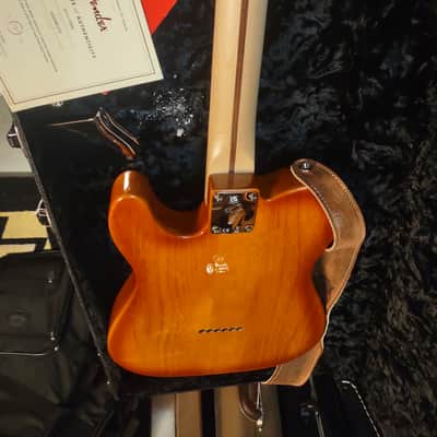 Fender American performer telecaster 2024 certificate of authenticity- Lacquer finish sunset image 12