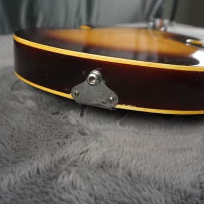 Greco Violin Bass Vintage - Sunburst Semi-Hollow Lefty image 16