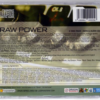 Loopmasters Raw Power Sample Library/Sound Library/Sampling CD 2003 image 4