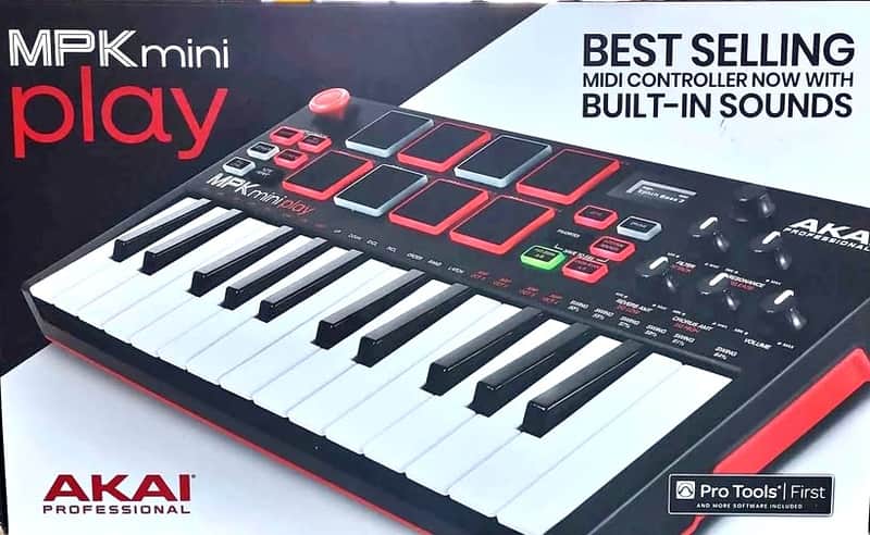 Akai MPK Mini Play Portable 25-Key MIDI Controller | Reverb Canada