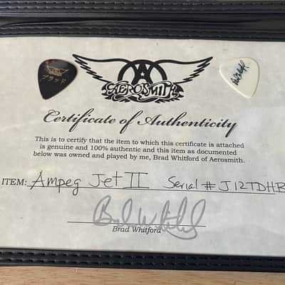 Ampeg Jet II Brad Whitford Aerosmith Owned Guitar Amp 1990’s image 12