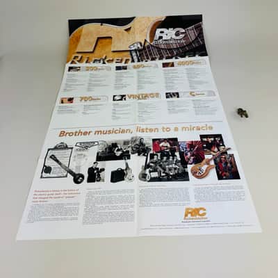 Rickenbacker Foldout Poster / Catalog 2002 image 2