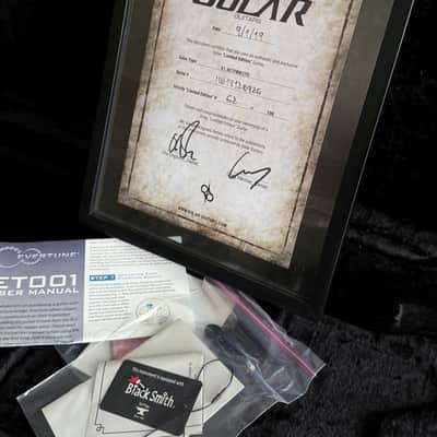 Solar Guitars Limited Edition S1.6ETPBM LTD - 62 of 100 - Neck Thru - Evertune - Poplar Burl - Ola Englund image 12